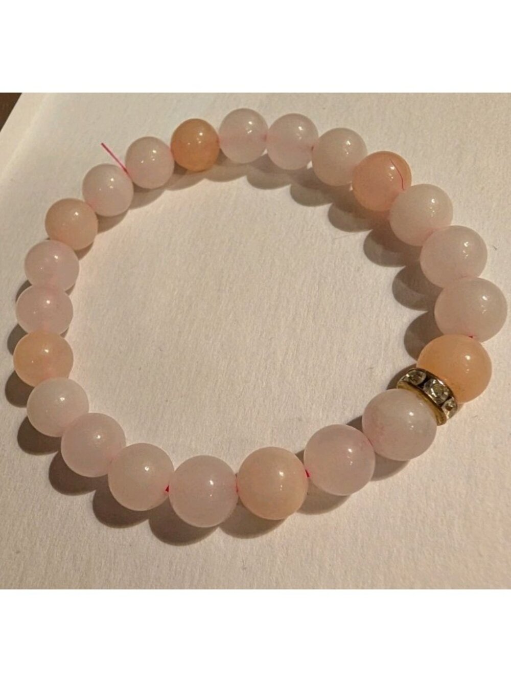Rose Quartz Elastic Bracelet